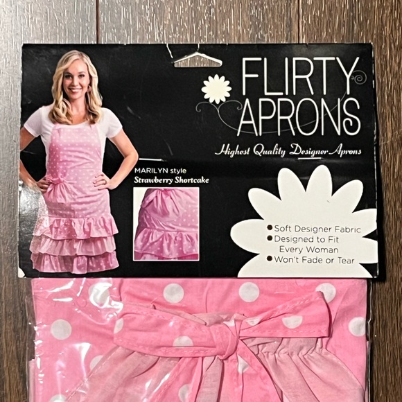 Flirty Pink Apron (One Size) - Picture 4 of 4